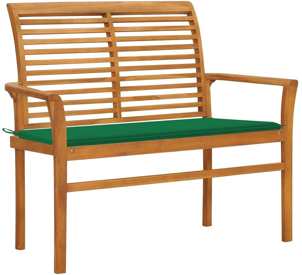 vidaXL Bench 112 cm3062654 verde Meubles de jardin