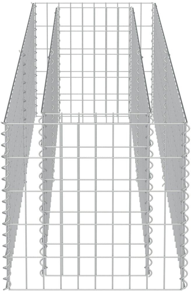 Matériaux pour jardin vidaXL Jardinière à gabion acier galvanisé180 x 50 x 50 cm