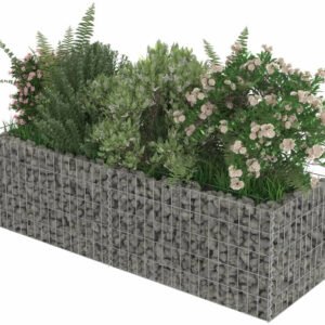 Matériaux pour jardin vidaXL Jardinière à gabion acier galvanisé180 x 50 x 50 cm