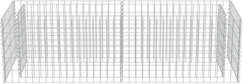 Matériaux pour jardin vidaXL Jardinière à gabion acier galvanisé180 x 50 x 50 cm