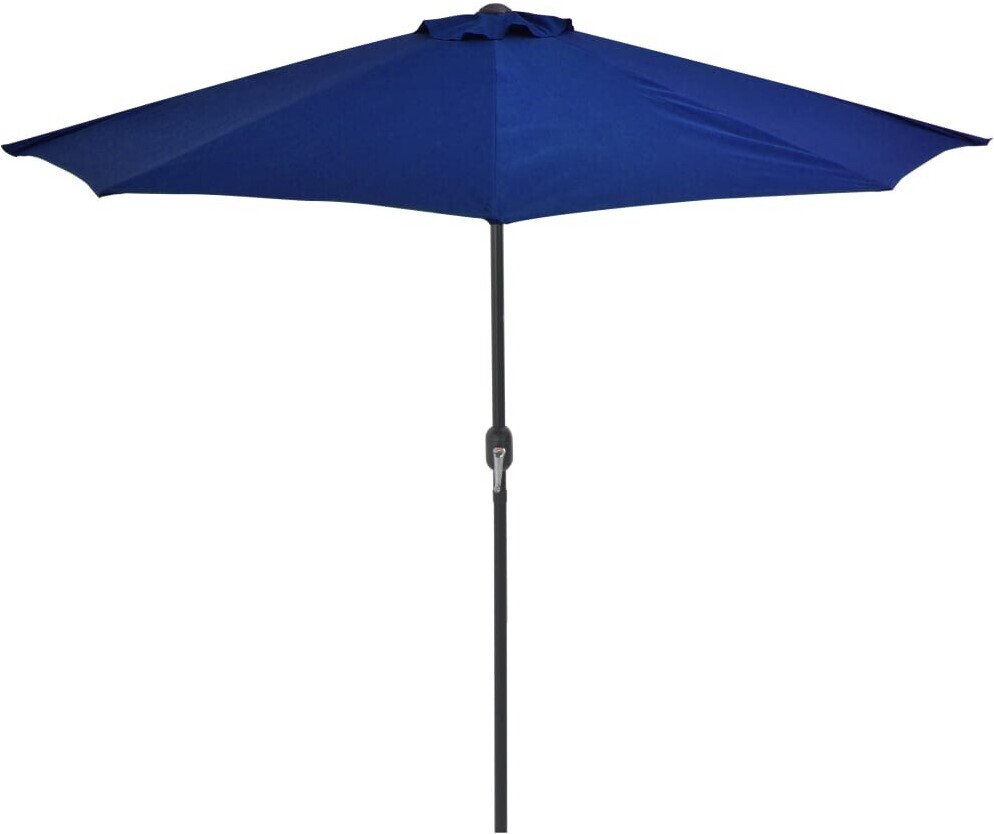 Protections solaires extérieures vidaXL Parasol de balcon demi-cercle 270 x 135 cm bleu