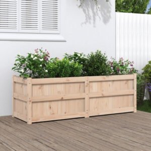 Accessoires pour plantes & fleurs vidaXL Planter 150x50x50cm solid pine wood