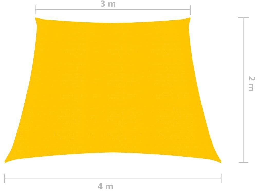 vidaXL Sunshade 160 g/m² Sail 3/4x2 m HDPESail 3/4x2 m HDPE (311598) Protections solaires extérieures