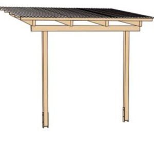 Abris, garages et rangements de jardin Weka Salsa 300 x 250 cm