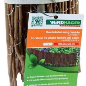 Windhager Bordure en saule 15 x 100 cm (6457) Accessoires pour plantes & fleurs