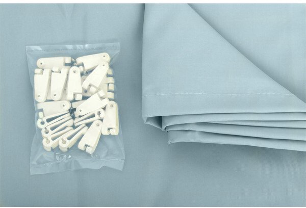 Protections solaires extérieures Windhager Voile solaire 270 x 140 cmbleu cyan